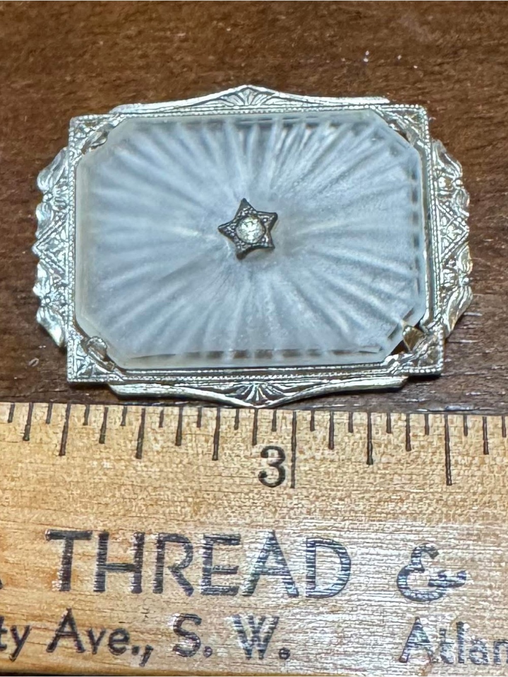 Vintage Camphor brooch